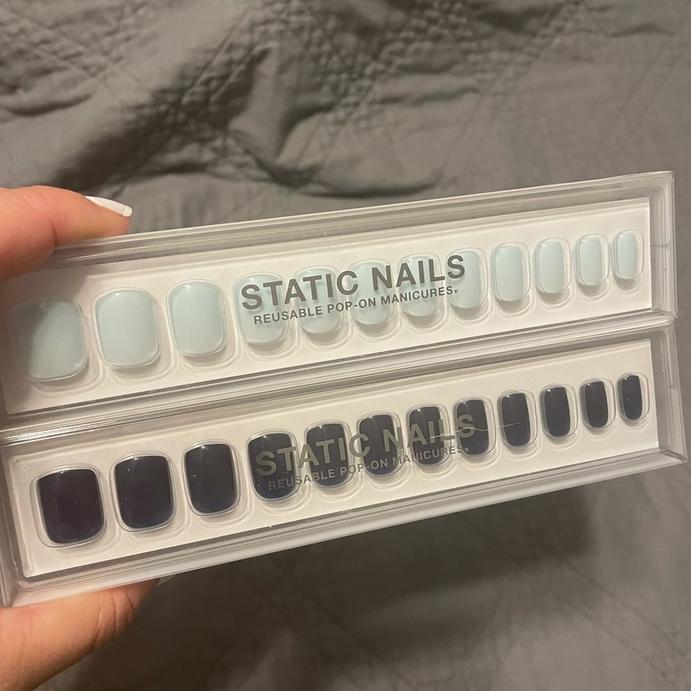 Static nails- 2 un-opened sets